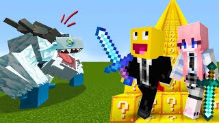 MINECRAFT LEDENO CUDOVISTE vs 20 LAKI BLOKOVA [upl. by Aylmer426]