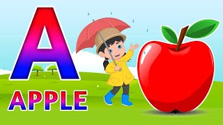 ABC Phonics Song for Toddlers  A for Apple  Nursery Rhymes  ABC Song  Alphabet song for kids [upl. by Merth765]