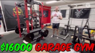 AWESOME 16000 Home Gym Tour  Rep Fitness Titan Rogue amp More [upl. by Valentia]