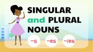 Singular and Plural Nouns  s es and ies endings [upl. by Kessia]