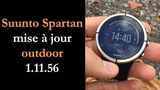 Suunto Spartan  mise à jour outdoor 11156 [upl. by Hilton870]