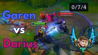 Rank 1 Garen EU Destroys Challenger Darius with 300K Mastery points  Erislash Garen [upl. by Leay]