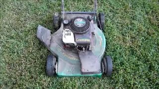 PowerPro 22quot Lawn Mower 45HP Briggs amp Stratton Quantum Engine  Wont Start  Sept 5 2013 [upl. by Olivie915]