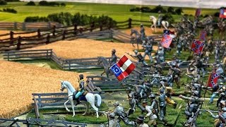 Picketts’s Charge play thru in 54mm Bill’s Basement version This video supports Gettysburg [upl. by Noyk]