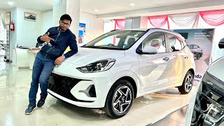 2023 Grand i10 Nios Facelift  Asta AMT Polar white variant  Amazing features [upl. by Zischke]