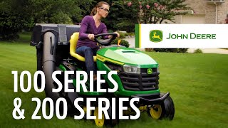 John Deere 100 and 200 Series Lawn Tractors – Model Year 2021 [upl. by Viridissa]