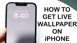 How To Set Live Wallpaper On iOS 18 [upl. by Fairweather201]