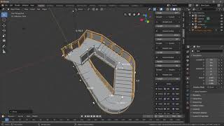 Blender 28  Create stairs with archipack [upl. by Ormiston]