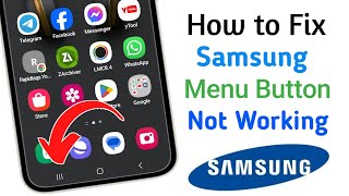 How to Fix Samsung Menu Button Not Working Problem  MenuRecent Button Not Working [upl. by Palestine]