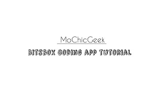 BitsBox coding app tutorial [upl. by Atiuqan796]