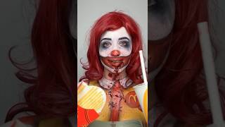 The antidote ronaldmcdonald makeup halloween2024 clownmakeup clown clownffx clowns facepaint [upl. by Soirtemed]