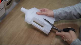 plastic bottle recycling ideasnew ideadiy craftzaha diy [upl. by Alletsirhc]