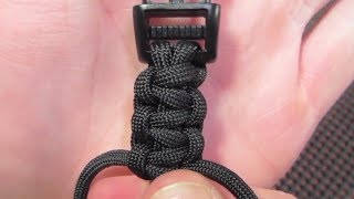 Easy Paracord Bracelet Tutorial [upl. by Netsryk]