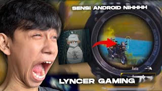 FHANZ BOI EMOSI KETIKA PAKE SENSI LyncerGG Gaming INI WKWK  Sensitivitas PUBG Mobile Terbaik [upl. by Nimocks]