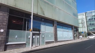 They Are Staggering Drunk At 7am  Town Centre Restaurant Windows Smashed To Bits Only In Blackpool [upl. by Yatnuahs]