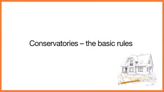 Building Control Conservatories Basic Rules [upl. by Mossman439]