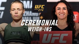 UFC 274 Ceremonial WeighIn [upl. by Alper]