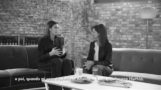 Patrizia Pepe asks Dua Lipa about her influences in music [upl. by Annaear131]