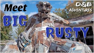 Meeting a giant garbage eating troll named Big Rusty [upl. by Yesrod]