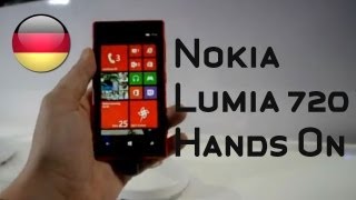 Nokia Lumia 720 Hands On und Kurztest Deutsch  German [upl. by Kirk835]