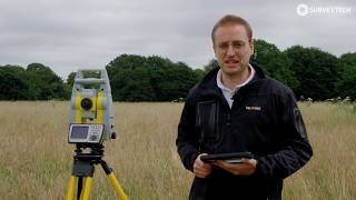 GeoMax Zoom90 Robotic Total Station Surveying Tutorial [upl. by Sonnie562]