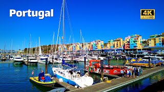 Marina Albufeira March 2023 🇵🇹 Walking Tour 4K 60FPS – Algarve Portugal [upl. by Naujahs737]