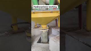 Hydrocyclone working principle Gypsum slurry fgd vbf shorts youtubeshorts [upl. by Schumer]