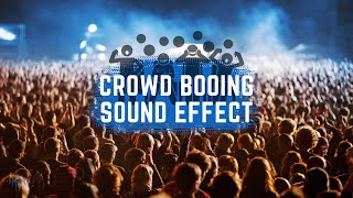 Crowd Booing Sound Effects Boo sound effect crowd  Booing sound effects Booing sound  SFX [upl. by Laeria]