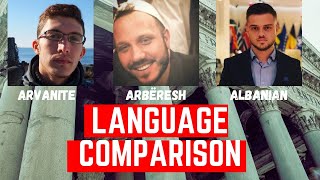 ARVANITE ALBANIAN amp ARBERESH discuss amp compare their languages PART TWO [upl. by Kevina]