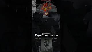 tiger 2 p is so good in downtiers warthunder gaming funwarthunder warthunderfunny [upl. by Hazelton807]