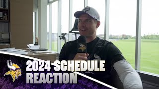 Head Coach Kevin OConnell Gives His Breakdown of The 2024 Vikings Schedule [upl. by Leasa2]