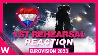 🇳🇱 The Netherlands First Rehearsal REACTION Mia amp Dion quotBurning Daylightquot  Eurovision 2023 [upl. by Daht]