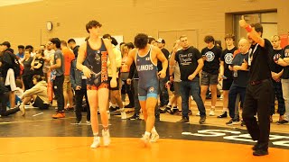 Caden Kirchner of SPAR Wrestling Academy R v Maguire Hoeksema of Greg Gomez Trained G 160 [upl. by Titos192]