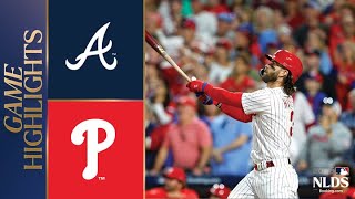 Braves vs Phillies NLDS Game 3 Highlights 101123  MLB Highlights [upl. by Richard]