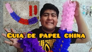 cómo hacer una guia de papel china para el día de muertos [upl. by Trixi683]