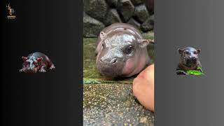 Moo Dengs Best Moments  Adorable Pygmy Hippo Compilation 🦛💖 [upl. by Shaff]