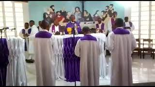 Santu santu walongo Chorale Unie PU St MarcKananga Messe du dimanche 12032023 [upl. by Netsuj]