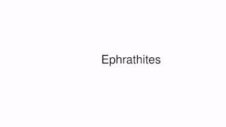 How to pronounce Ephrathites [upl. by Aidekal729]