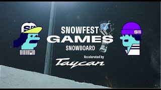 SnowFest Games 2022  Snowboard [upl. by Marston]