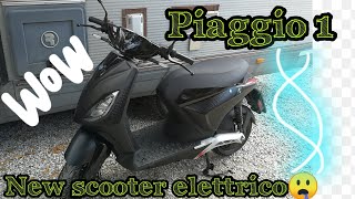 Piaggio 1 Scooter elettrico  NOVITÀ  Tutti i dettagli  Ottimo da portare in camper😉🔝 [upl. by Ayitahs500]