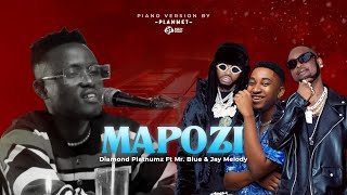 Diamond Platnumz Ft Mr Blue amp Jay Melody  Mapoz Piano Version By Plannet [upl. by Aryhs425]