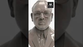 TVM Alpha Dr Bhimrao Ambedkar Bust Speed Sculpting for Zbrush for 3d printing [upl. by Eimak]