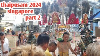 thaipusam 2024 singapore part 2 [upl. by Calida]