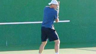 Andy Roddick  Backhands in Slow Motion [upl. by Keenan403]