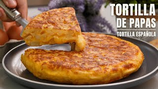 Tortilla de papas la receta de tortilla Española que mas gusta en casa para desayunar fácil y rica [upl. by Otreblif]