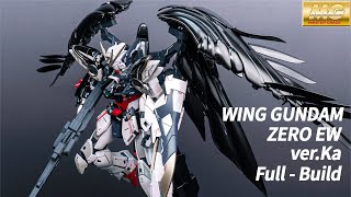 건프라 MG 윙건담 제로EW 버전 카토키 커스텀도색 WING GUNDAM ZERO EW verka Fullbuild [upl. by Tierza]