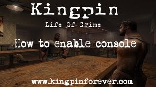 Kingpin Life Of Crime How to enable console [upl. by Airrehs]