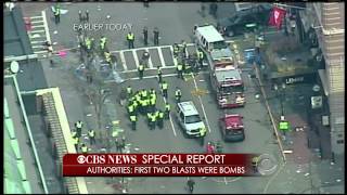 Authorities Boston marathon explosions were bombs [upl. by Ylnevaeh]