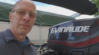 How to Winterizing Evinrude ETEC Outboard Engine  Winterize Boat Engine [upl. by Noitsirhc]