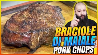 Braciola di Maiale alla Griglia da 4 dita  Pork Chop  Grigliare Duro [upl. by Tania]